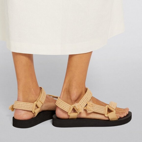 Arizona Love Raffia Sandals - Picture 1 of 5